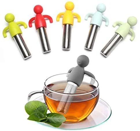 Tea Infusers Stainless Steel Little Man Shaped Tea Strainer Bl13894