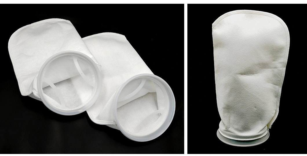 100 300 600 Micron Nylon Monofilament Liquid Mesh Filter Bag with Plastic Ring
