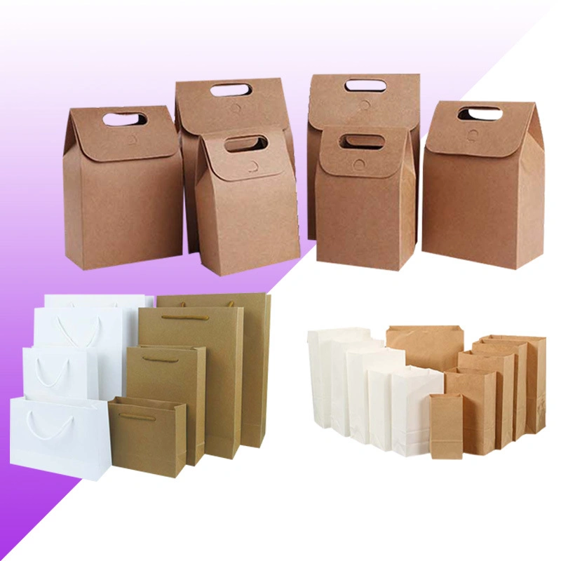 FSC Certificate Biodegradable Stand up Pouch Kraft Paper Bag for Food Tea Coffee Packaging