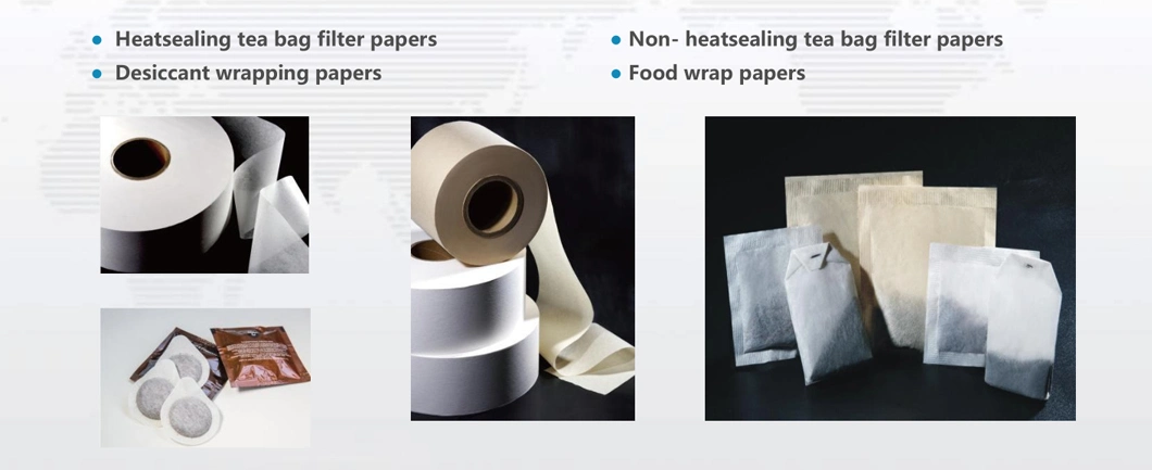 China Factory Directly Exported Heat Sealed Filter Paper for Teabag