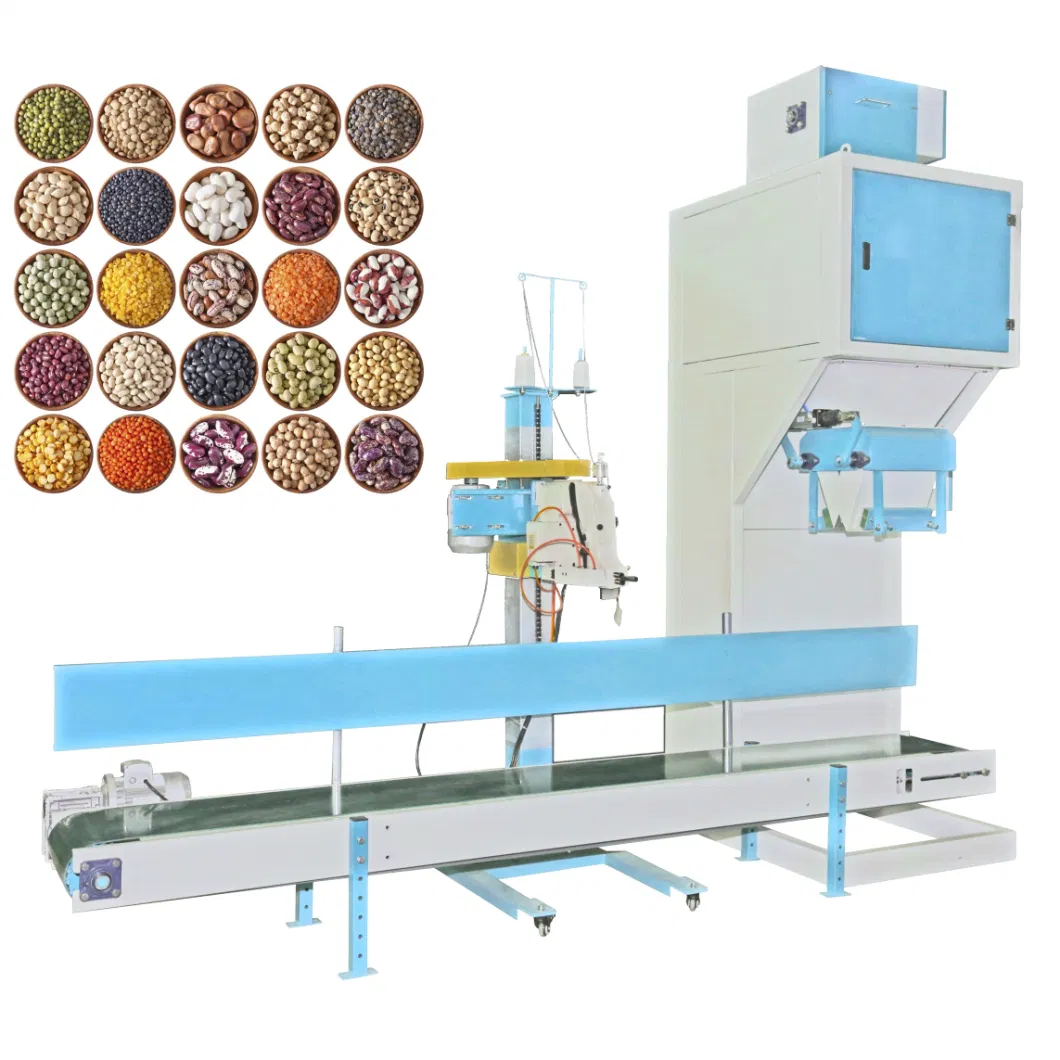 Wood Pellet Automatic Weighing Packaging Machine Organic Fertilizer Biomass Granule Packing Machine Plastic Seed Packing Machine
