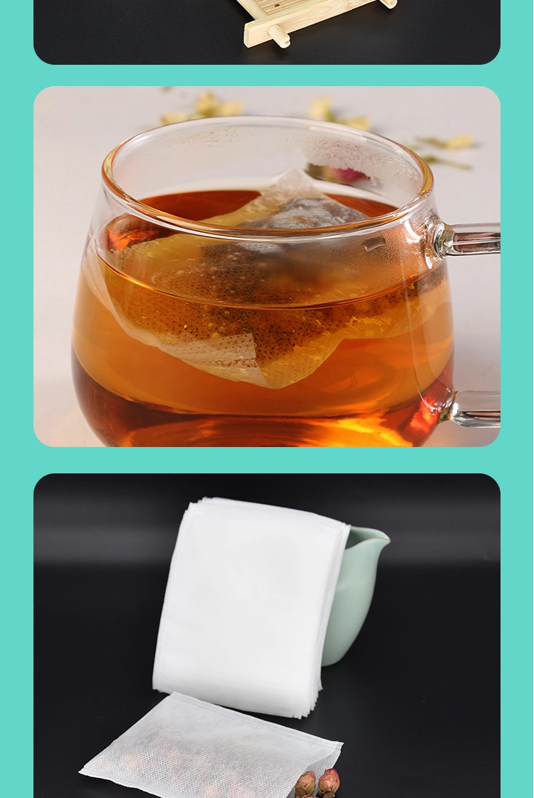 70X90mm Non-Woven Fabric Heat Sealing Empty Tea Bag for Make Milk Tea