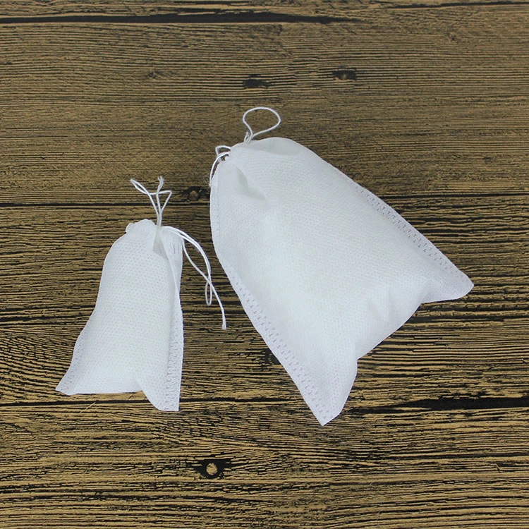 8*10cm Supply Drawstring Non-Woven Empty Tea Bag with String