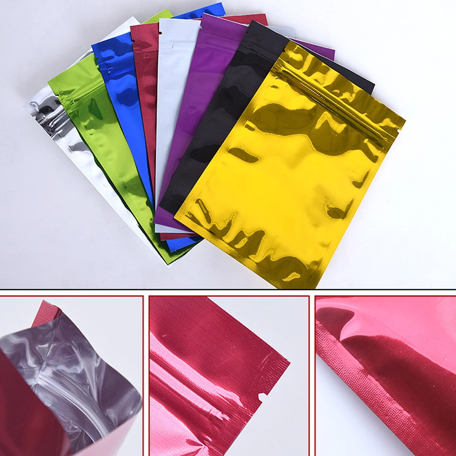 Edible Smell Proof Zipper Mylar Plastic Bag