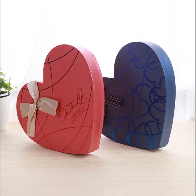 Heart Shaped Chocolate Cardboard Paper Packaging Gift Box