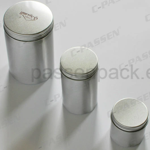 Printed Aluminum Jar for Organic Tea Packaging (PPC-AC-061)