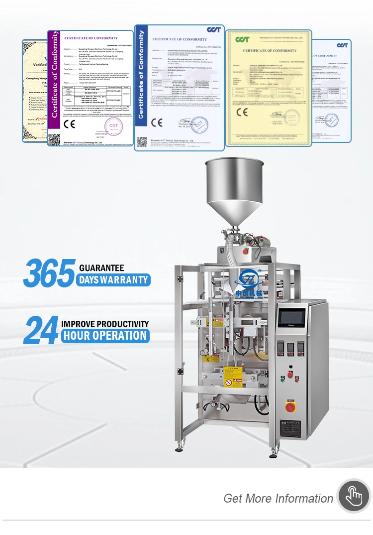 Zhongchuang Machinery Custom Automatic Easysnap Shampoo Dairy Cream Dipping Sauce Cooking Pouch Chilli Edible Oil Liquid Packing Machine