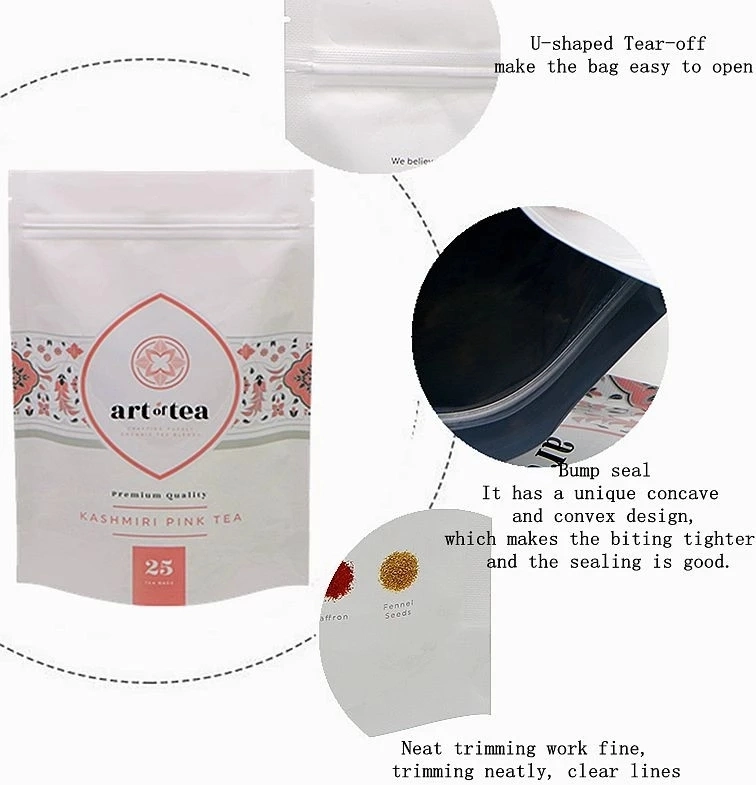 Biodegradable Plastic Printed Aluminum Foil Line Food Packaging Sachet Empty Tea Bag
