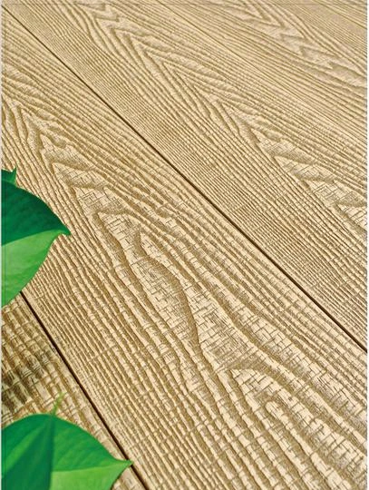 Wood Flooring Plastic Composite Decking Outdoor Deck Board with CE