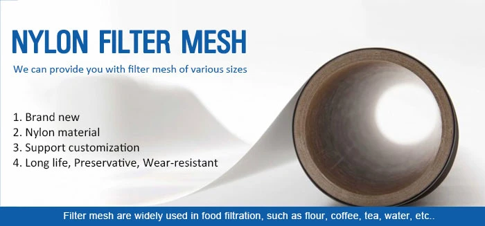 Food Grade 200 Micron Monofilament Nylon Liquid Water Filter Flour Sieve Screen Printing Mesh for Dust Filter