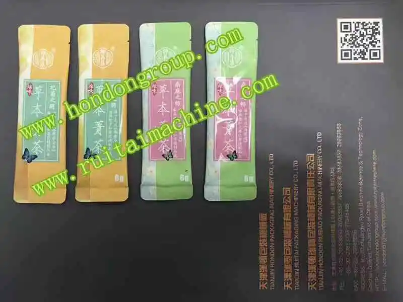 Ginger Tea Stick Bag Packing Machine