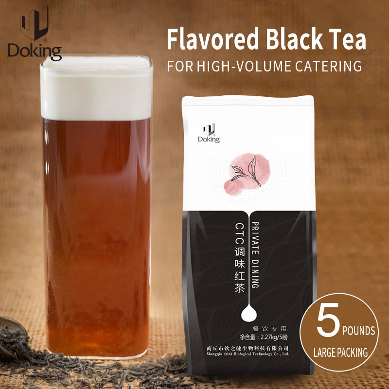 Chinese Factory Hot Selling Natural Tea Ctc Flavored Black Tea for Bubble Mike Tea