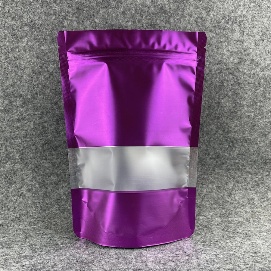 Edible Smell Proof Zipper Mylar Plastic Bag