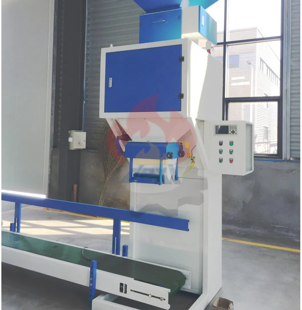 Automatic Weighing and Packaging Machine Grain Corn Quantitative Packaging Called Biomass Pellet Organic Fertilizer Feed Powder Packaging Machine