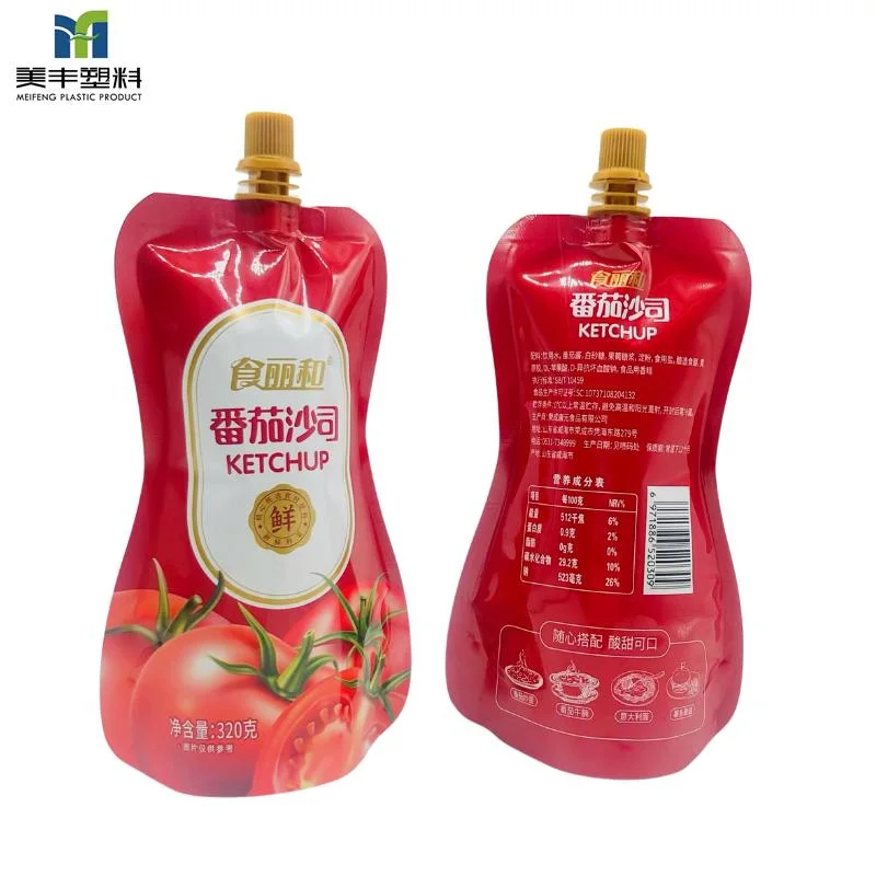 Waterproof Moisture Proof Bottom Gusset Plastic Food Treating Flexible Plastic Organic Ketchup Packets Nylon Tea Packets Packaging