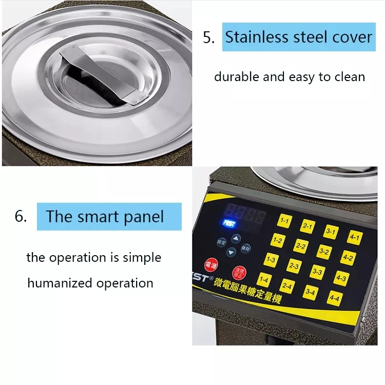 Intelligent Commercial Precision Fructose Sugar dispenser Machine Fully Automatic Fructose Quantifier