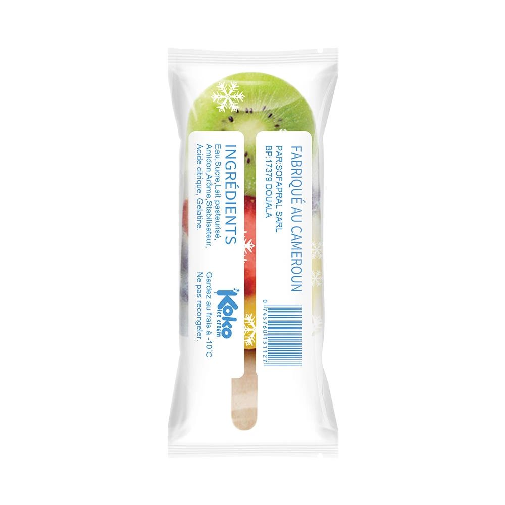 Bolsas Personalizadas Frozen Food Packaging Heat Seal Plastic Popsicle Bag