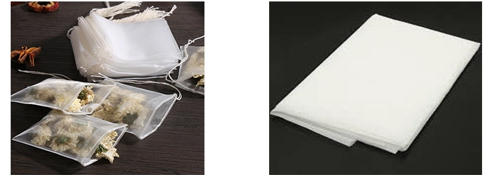 Wholesale Nylon Mesh Empty Tea Bag with String and Label