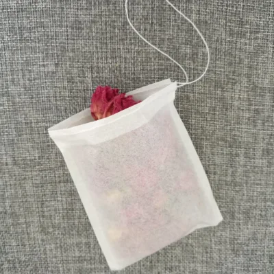 Sacchetto di carta da 6*8cm vuoto con filtro biodegradabile con stracci singoli Con stringhe