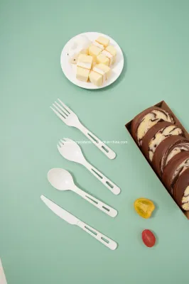 Posate confezionate singolarmente cucchiaino monouso per pranzo, tè al caffè Silverware Soupspoon Cucchiaino di cucchiai bianchi