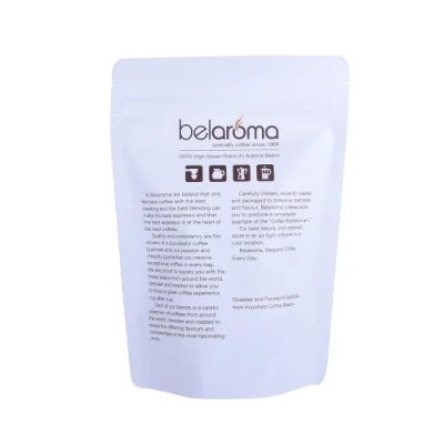 Campione gratuito di alluminio 450 g 500 g richiudibile SUP Zipper vuoto Borsa da tè Empti in nylon