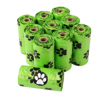 Sacchetto monouso per cani ecologico completamente compostabile stampato personalizzato Biodegradabile
