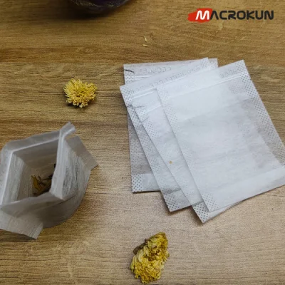 Sacchetti per tè vuoti nascosti con stringa di traino -sacchetti biodegradabili per tè in fibra di mais