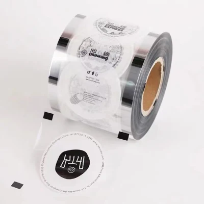 Sigillante termico personalizzato Mylar latte animale succo di tè e caffè Pellicola per imballaggio per contenitori in plastica per bevande