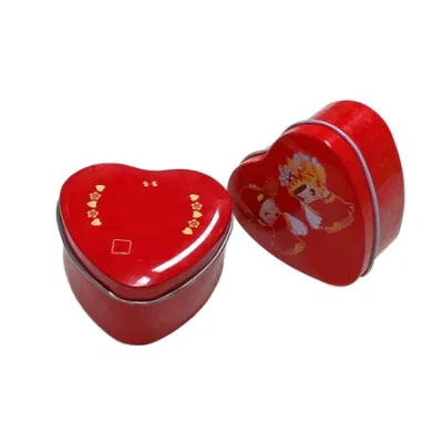 All&prime;ingrosso scatola vuota di caramella di cuore di Tinplate di cerimonia nuziale