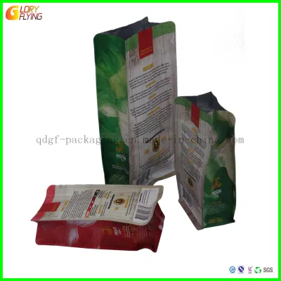 Chiusura a cerniera riciclabile e compostabile personalizzata biodegradabile di piccole e medie dimensioni Sacchetti di plastica piatti per tè e caffè