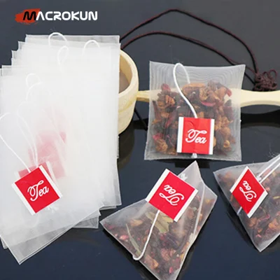 6.5*8cm Prezzo all&prime;ingrosso Nylon Heat-Sealing Borsa da tè vuota