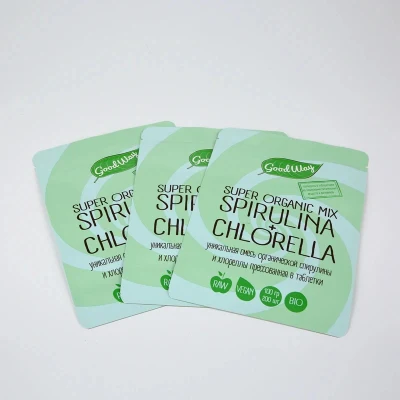 Sacchetti di plastica personalizzati termosigillare lamina di alluminio Stang up Mylar Pacchetto con chiusura a zip
