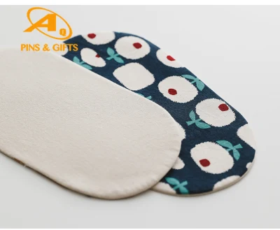 Mykonos tavolo rotondo tessuto posto tavolo mat per le pietre da pranzo Spatola Jwel Lapis in silicone con supporto per stampa in ceramica poliestere Montagne russe placemat