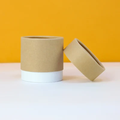 Firstsail carta biodegradabile di alta qualità Kraft Confezione Box caffè regalo Confezione di tubi in Lipbalm cosmetici per alimenti per tè
