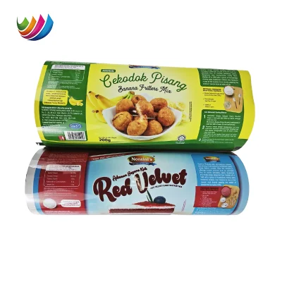 Produttore Custom Logo plastica alluminio pellicola rotolo pellicola snack Packaging