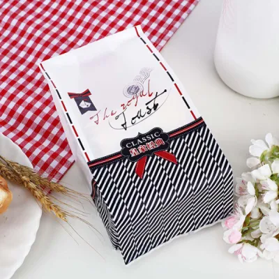 Sacchetto per alimenti PLA in carta biodegradabile Kraft per caffè Tè pane snack noci