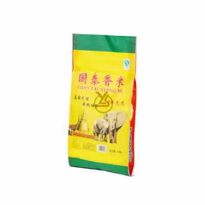 25 kg Made in China imballaggio biodegradabile in PP tessuto di alta qualità Sacchetti di plastica per riso/tè