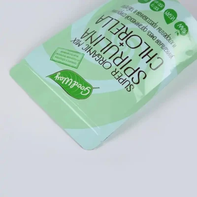 Sacchetti di plastica personalizzati termosigillare lamina di alluminio Stang up Mylar Pacchetto con chiusura a zip