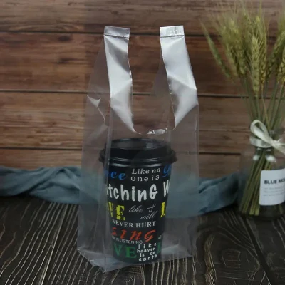 Sacchetto di tè del latte degradabile bevanda di caffè takeaway plastica di grado alimentare Borse