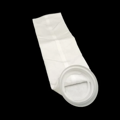 Sacco filtrante in rete per liquidi in PP/PE 25/50/100 micron per disidratazione di fanghi industriali
