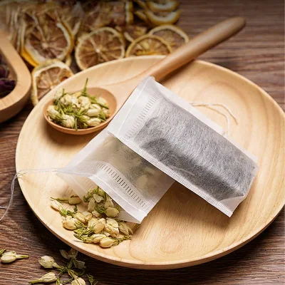 Materiale morbido PLA filtri biodegradati tè in fibra di mais Tea Borse