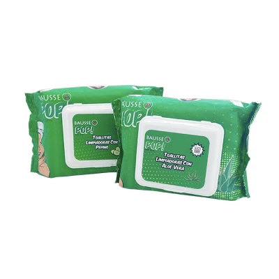 Prodotti per bambini con asciugamani bagnati per la pulizia morbida in cotone 80PCS/Pack di migliore qualità Panni in cotone biologico monouso 100% bambù biodegradabile Confezione singola