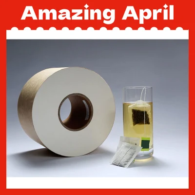 Colore bianco di alta qualità o colore naturale non termosaldato Sacchetto per tè/carta da caffè