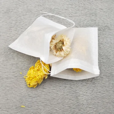 Carta da filtro monouso personalizzata per alimenti filtri tè carta da tè vuota tè Borsa