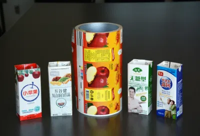 200 ml di materiale cartaceo per confezionamento asettico per succo/latte/vino/tè