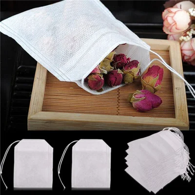 Teabags vuoti profumati tea bag con String Heal Seal Filter Carta