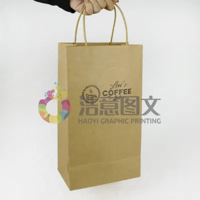 Cina Commercio all&prime;ingrosso Kraft sacchetto di carta latte tè bevande imballaggio della borsa
