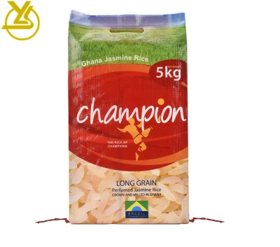 25 kg Made in China imballaggio biodegradabile in PP tessuto di alta qualità Sacchetti di plastica per riso/tè