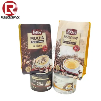 Latte istantaneo caffè tè Probiotici bustina di polvere Confezione Stick Pouch Pellicola di plastica