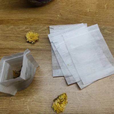 Fornitura di fabbrica miglior Prezzo sacchetti di tè vuoti in fibra di mais biodegradabili Con stringa di disegno